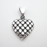 Detailed Lattice Sterling Silver Heart Detailed Lattice Sterling Silver Heart